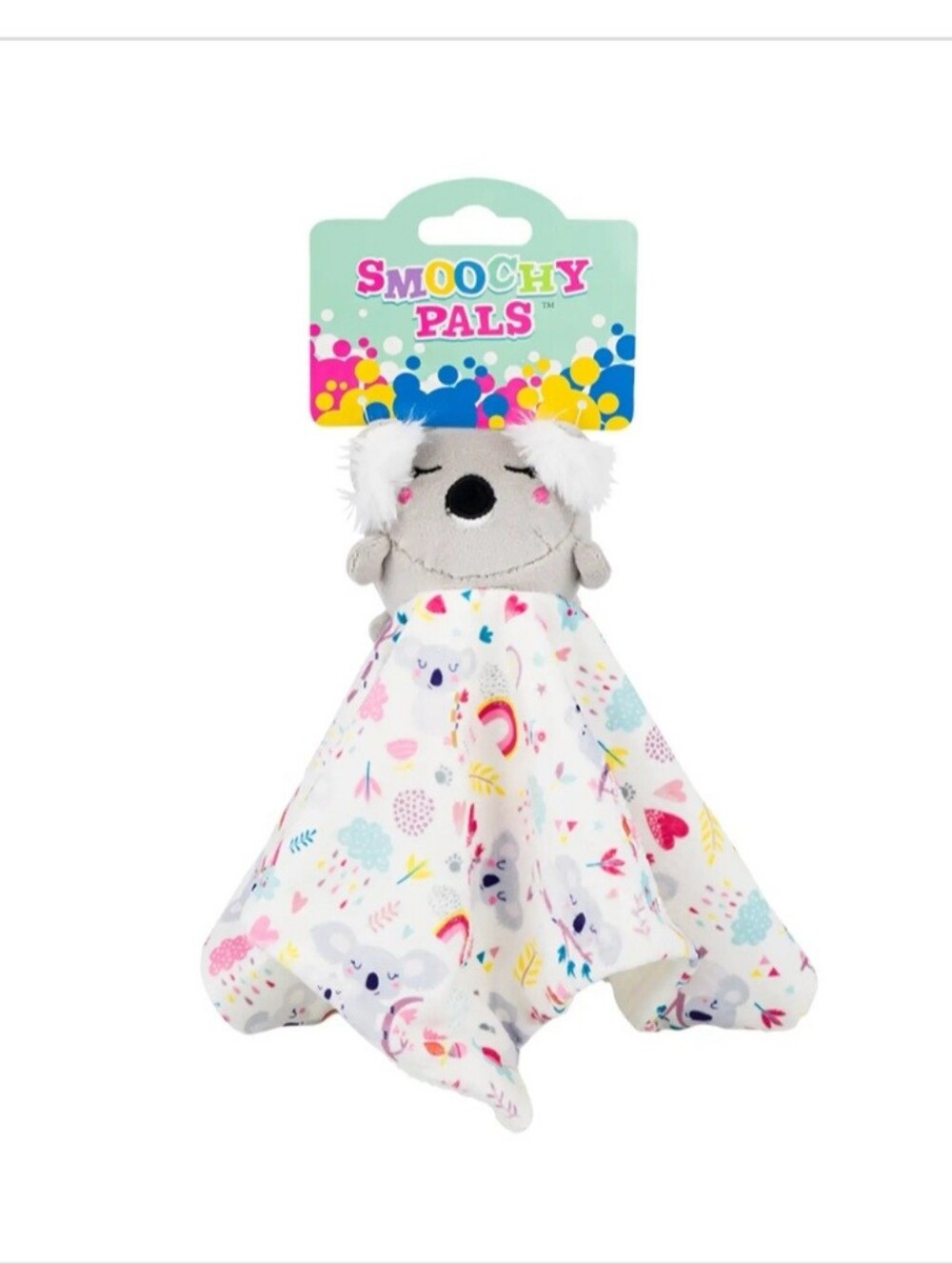 Smoochy Pals Koala Plush Security Blanket 13" Baby Soft Calming Snuggle Toy